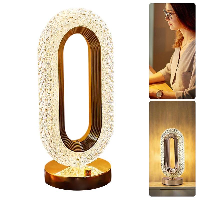 🎁2026 New Arrivals 50% OFF💥Rechargeable Luxury Crystal LED Night Light Lamp