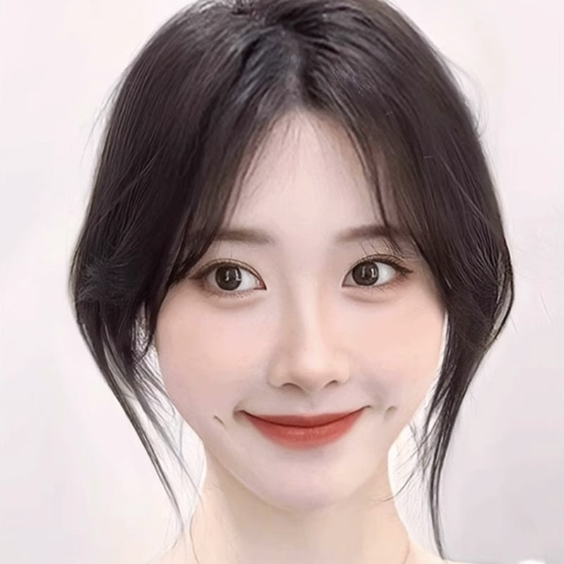 🔥Natural Clip-on Partial Bangs Hair Piec