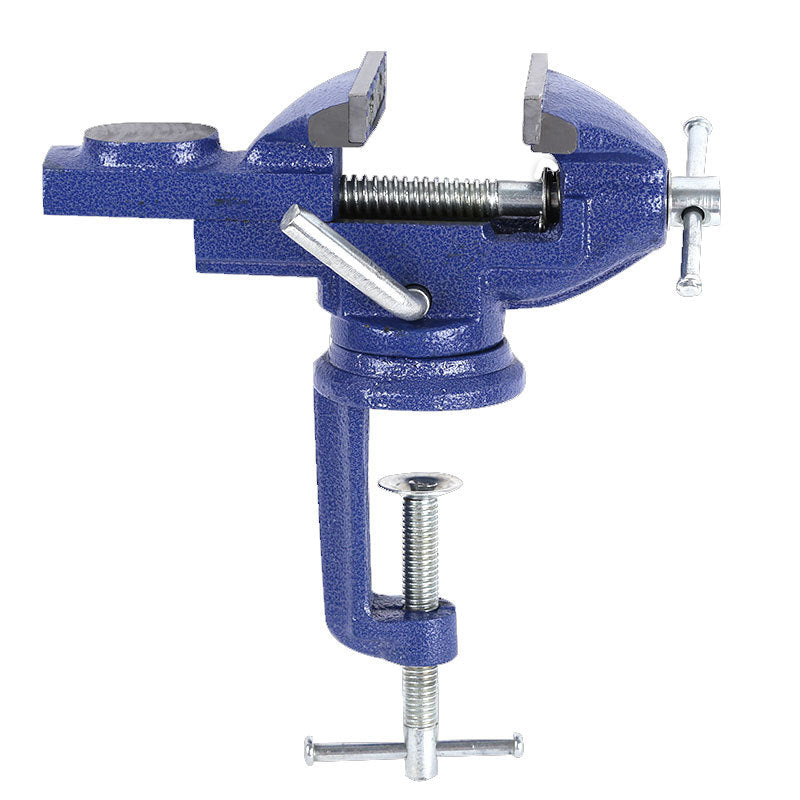 ⏳Time-Limited Special⏰Heavy-Duty Mini Universal Bench Vice – Compact, Clamp-On & Perfect for Workshops, Garages & DIY Projects 🔧✨