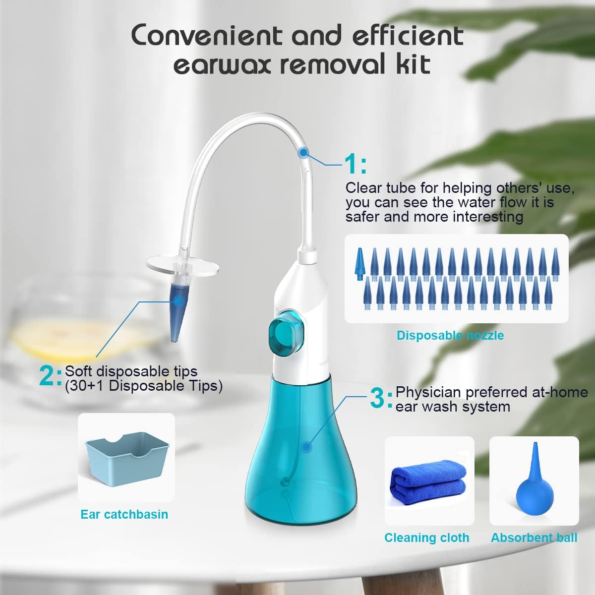 👂Ear Wax Removal Kit – Safe, Gentle & Reusable Silicone Spoon for Easy, Hygienic Ear Cleaning✨🛡️