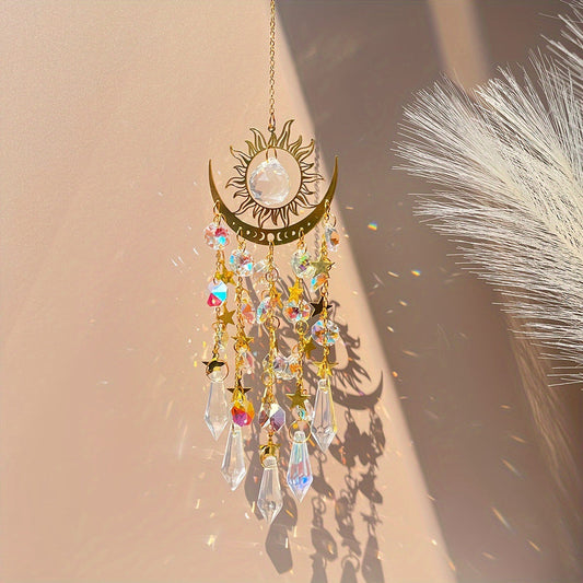 ✨Crystal Sun Catcher, lndoor Outdoor Decor for Window Bedroom Courtyard Garden☪️