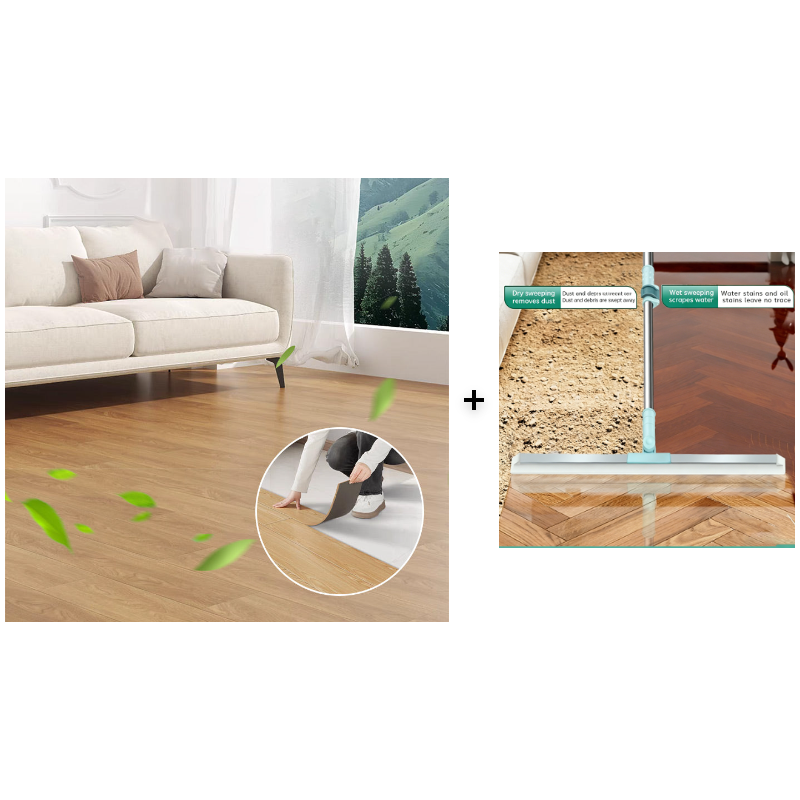 🧱2026 Hot Sale🏠Wood Grain Peel and Stick Floor Tiles, Self-Adhesive, Waterproof & Easy DIY Installation 🌿