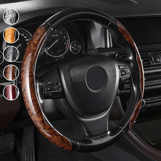 🍃🍃Carbon Fiber Pattern Laser Ultra-thin Non-slip Universal Car Steering Wheel Cover(Buy 2 Free Shipping)