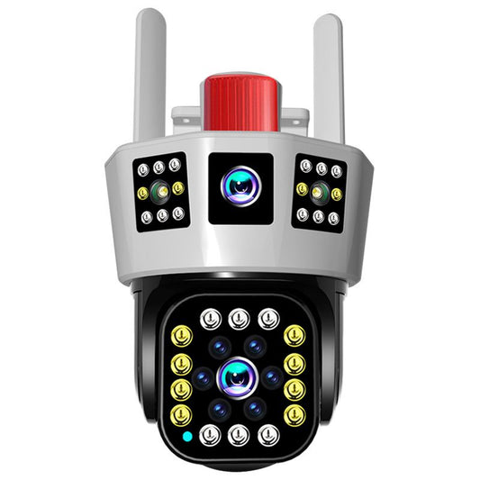 🎦360° Smart Solar Surveillance Camera with Three-screen Monitoring✨