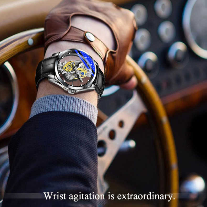 🔥⏳Limited-Time 50% OFF!⌚ Double-Sided Skeleton Tourbillon-Style Watch✨