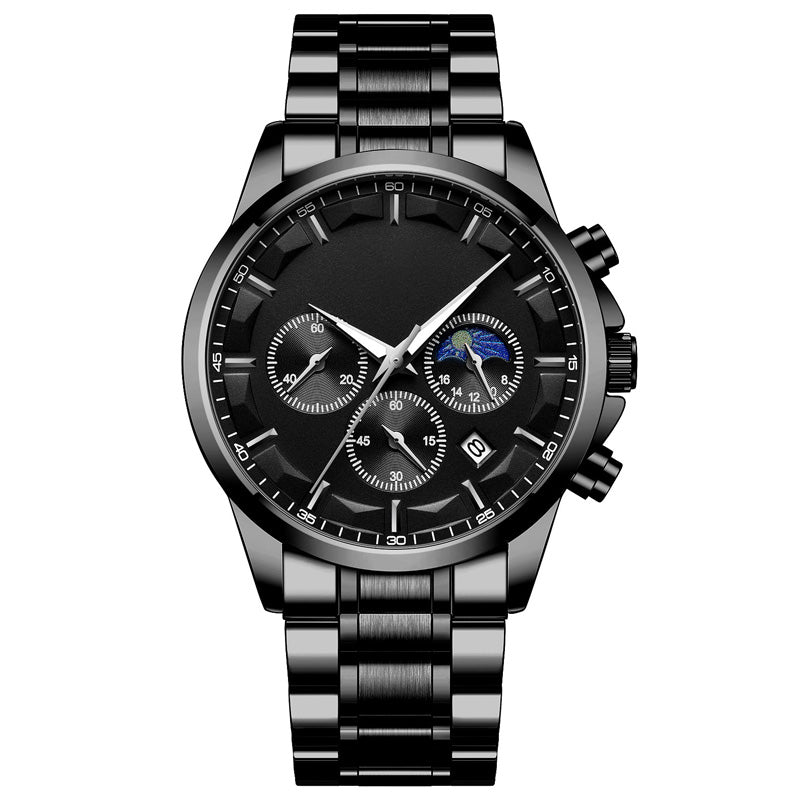 ⌚2025 New Business Mens Watch✨Men’s Quartz Stainless Steel Watch