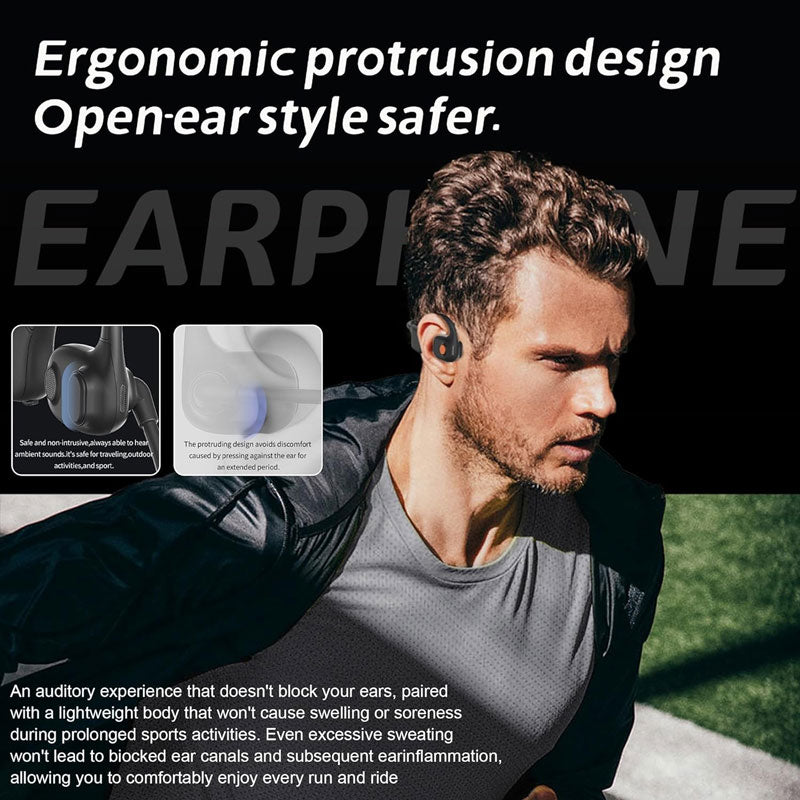 🎉Hot Sale 49% OFF🎉Open-Ear Bluetooth Headset with Noise-Cancelling Mic