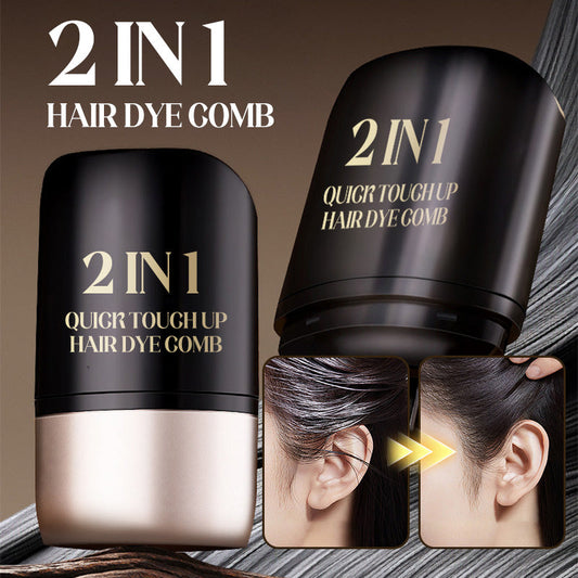 🎉Buy 2 Get 1 Free🎉2 in 1 Quick Touch up Hair Dye Comb