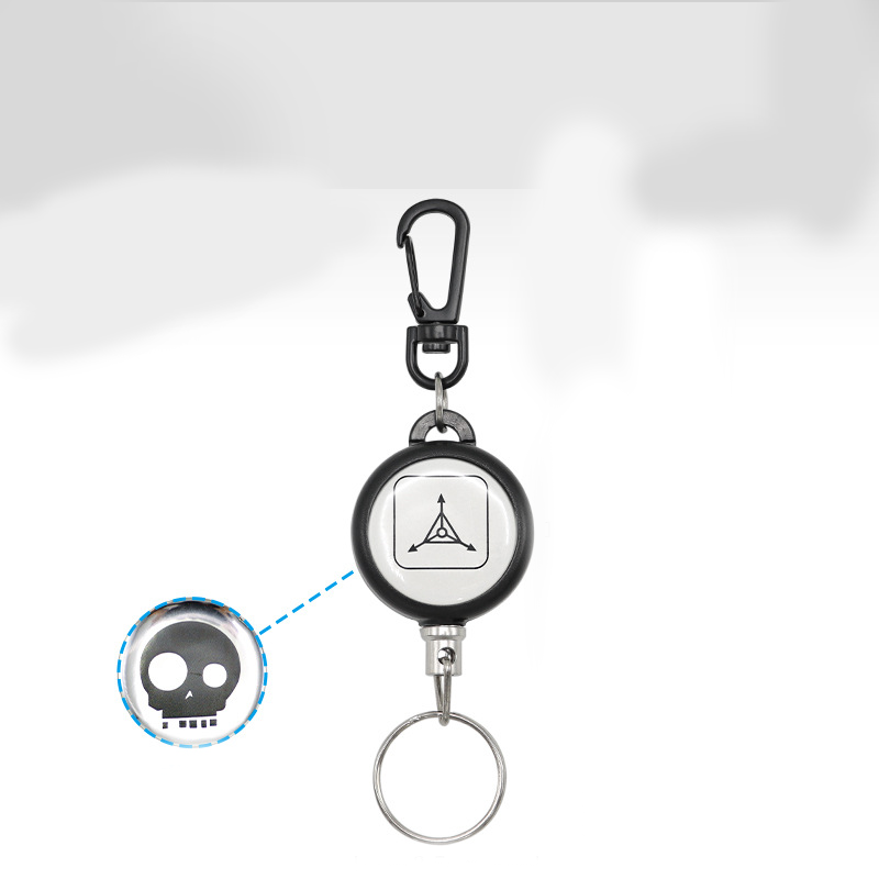 🔑BUY 1 GET 1 FREE🌀Heavy-Duty Retractable Keychain – Durable Cable, Compact Design & Secure Key & Card Holder💳