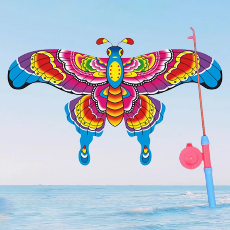 🪁Fishing Rod Kites – Easy to Control, Boosts Coordination & Fun Outdoor Play 👦