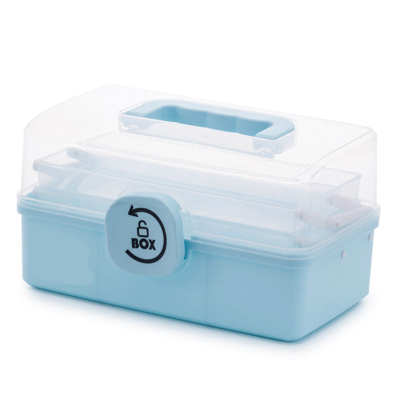 💊 Twist to lock, three-tier organisation!🔒Household Multi-Tier Large Capacity Medicine Box✨