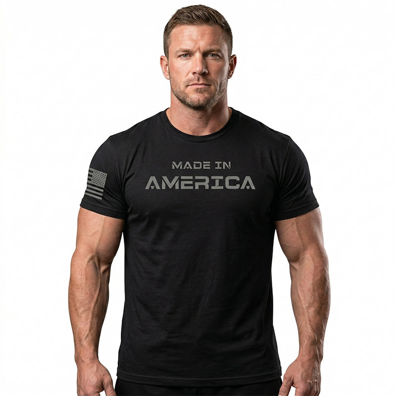 Men's Athletic Fit Crew Neck Tee