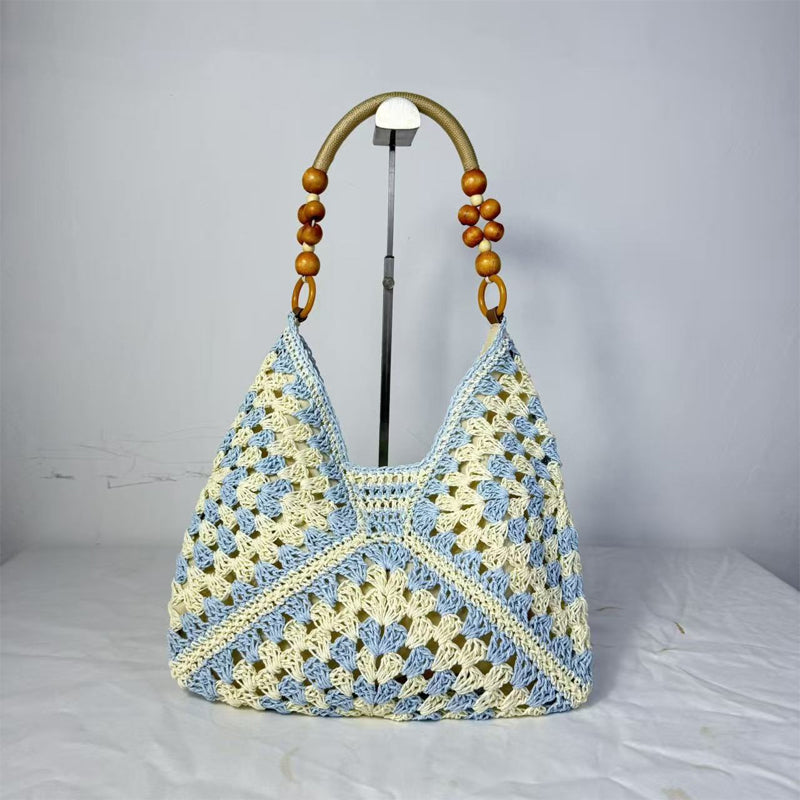 Artisanal Woven Tote with Inner Lining