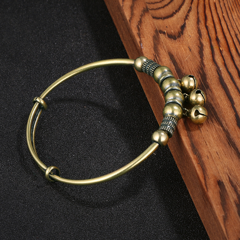 Push-Pull Adjustable Bell Bangle