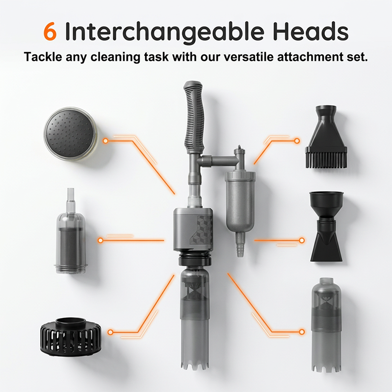 Effortless Cleaning Electric Aquarium Vacuum