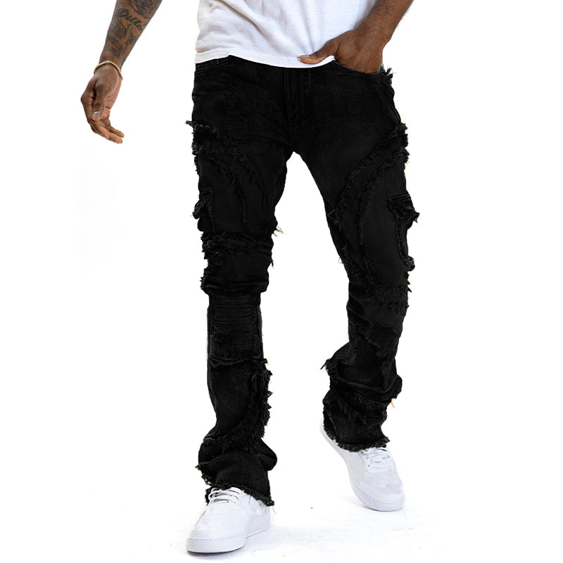 Men's Deconstructed Frayed Flare Jeans✈️Free Shipping