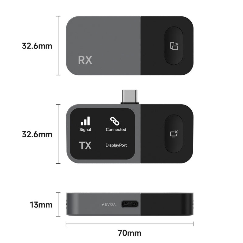 📺⚡ Magnetic Wireless HDMI Transmitter & Receiver – 50% OFF! Point-to-point stable connection, 50m range, one-click rotation – pocket-sized. 💯