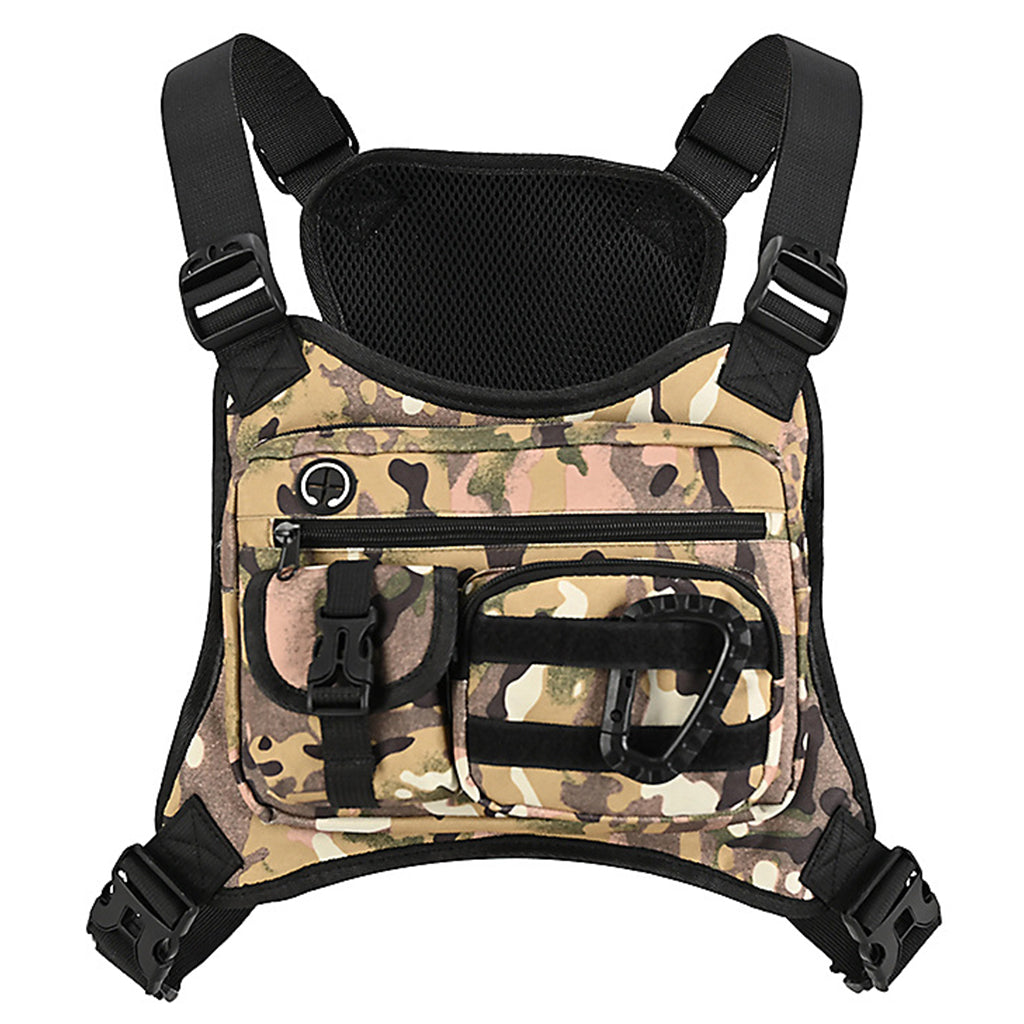 Men's Tactical Chest Rig Bag for Outdoor Cycling