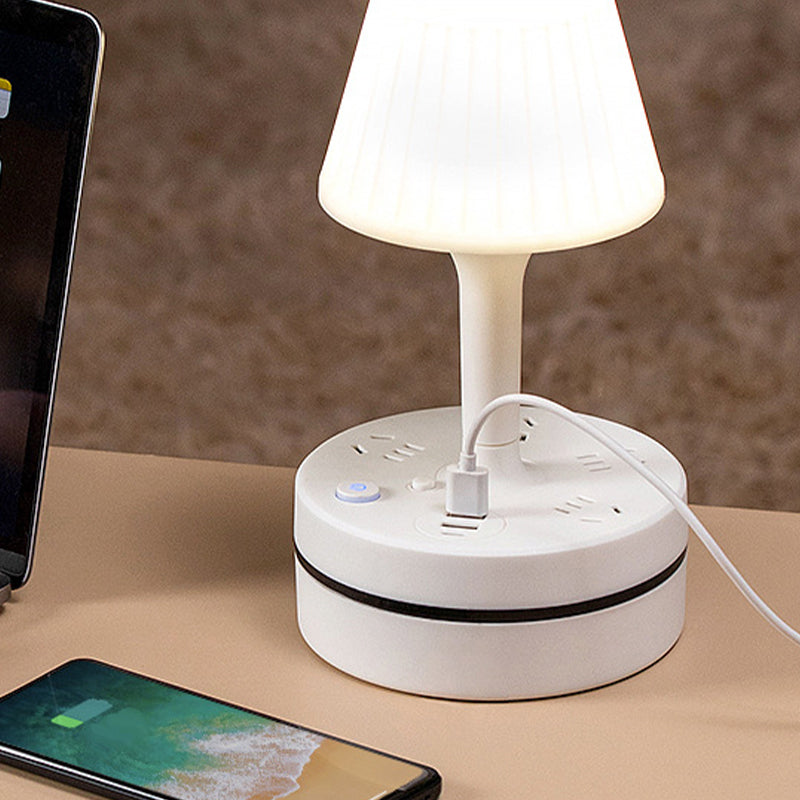 🏆LIMITED-TIME 50% OFF!💡Bedside Lamp with AC Outlets & USB Ports🔌✨