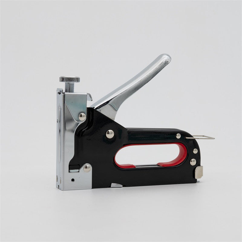 ⏳Time-Limited Special⏰Manual Staple Nail Gun: 3-in-1, Alloy Steel, Adjustable Pressure, with 600pcs Nails, Shockproof