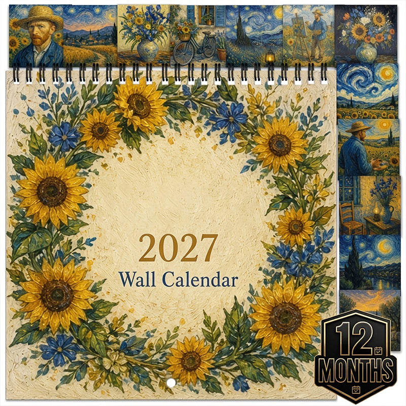 📢📢50% OFF !! ⏰Artful 2027 Wall Calendar