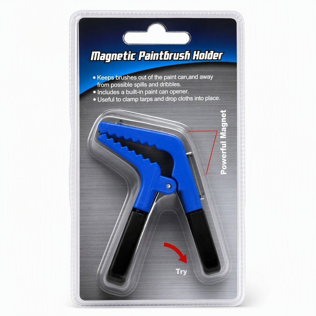 📢📢50% OFF !! ⏰ Magnetic Paint Brush Clip – Double‑sided & universal hold ✨