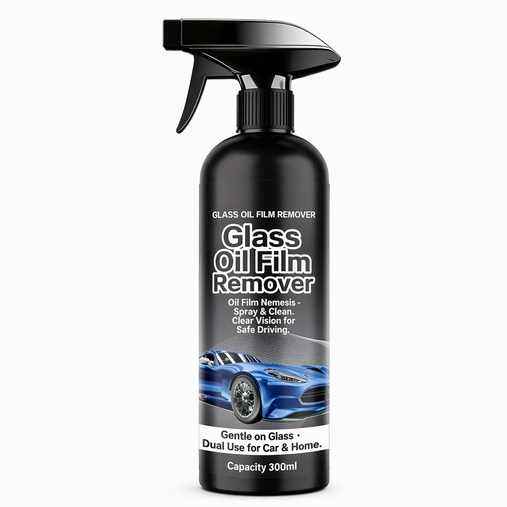 🚗 50% OFF NOW ✨ Windshield Oil-Film Remover Spray — Degreases & Clears Glare