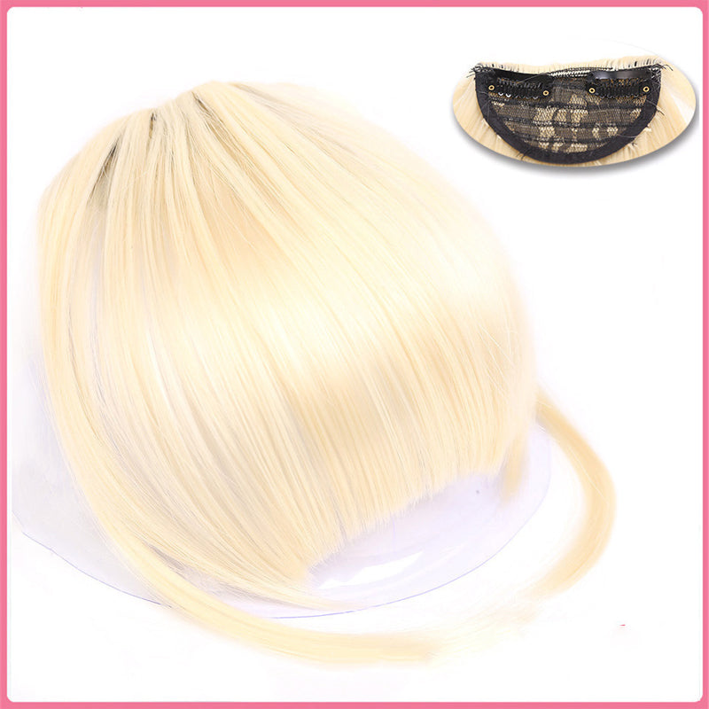 💇♀️Synthetic Straight Fringe Bangs Hair Extension – Instant Hairstyle Change✨