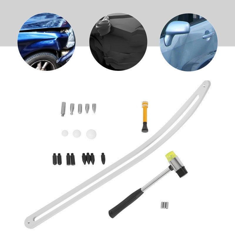 ⏳Time-Limited Special⏰Wheel Arch Dent Repair Kit – Paint-Safe, Steel Slide Bar & Multi-Head Set 🛠️