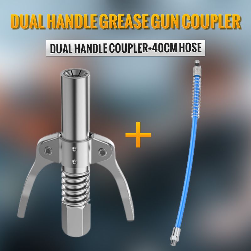 🔥Hot Sale🔥High Pressure Dual Handle Grease Gun Coupler（50% OFF）