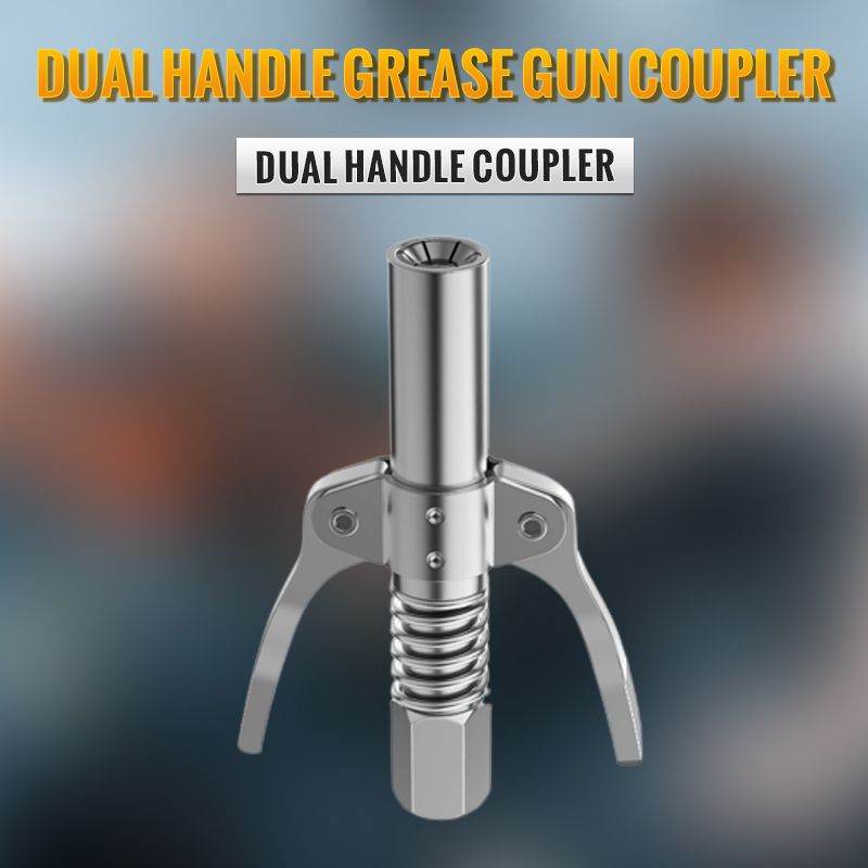 🔥Hot Sale🔥High Pressure Dual Handle Grease Gun Coupler（50% OFF）