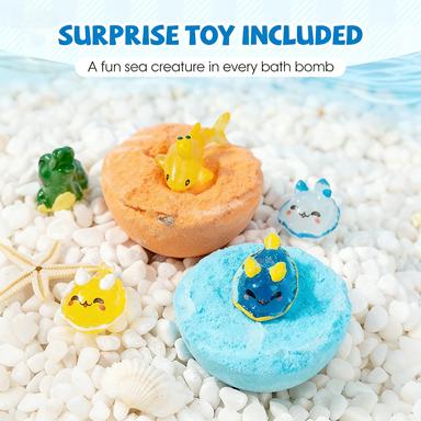 🛁 Ocean Theme Bath Bombs🌊60g*12 Pcs, Foamy Bath Time & Fun Gift Idea ✨