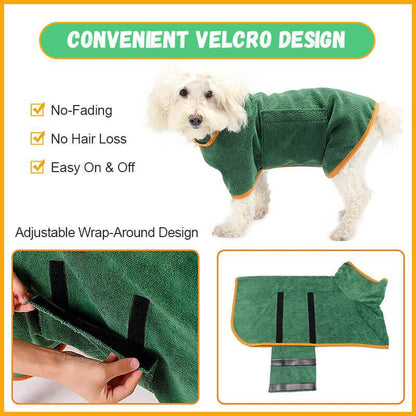 🔥Super Absorbent Pet Bathrobe🐶