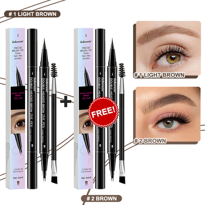 💖Buy 1 Get 1 Free 💖2-in-1 4D Eyebrow Pencil (Natural Brow Makeup and Eyelash Line)