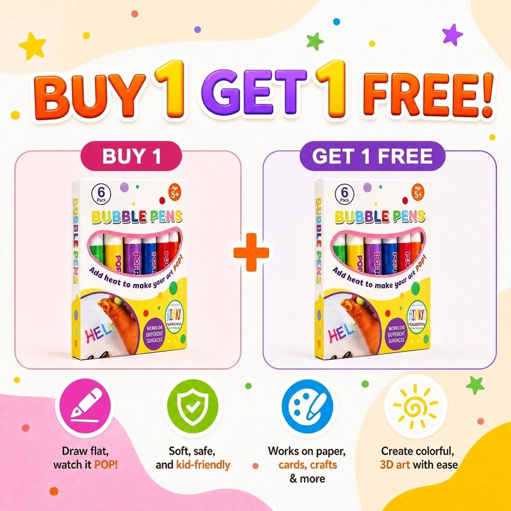 ❄️🎁Christmas Promotion✨ BUY 1 GET 1 FREE !  | Just $19.99🔮Magic Pen – Draw 3D with one stroke!🎄 DIY Bubble Popcorn Drawing Pens 🔥