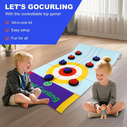 🥌Last Day Special Price £9.99💗2025 New Tabletop Family Curling Game☄️Fun, Engaging, and Perfect for All Ages!