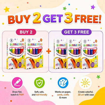 ❄️🎁Christmas Promotion✨ BUY 1 GET 1 FREE !  | Just $19.99🔮Magic Pen – Draw 3D with one stroke!🎄 DIY Bubble Popcorn Drawing Pens 🔥