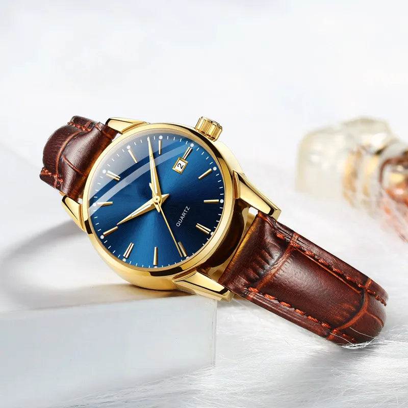 Fashion Waterproof Quartz Watch | Unisex Luxury Timepiece for Men & Women
