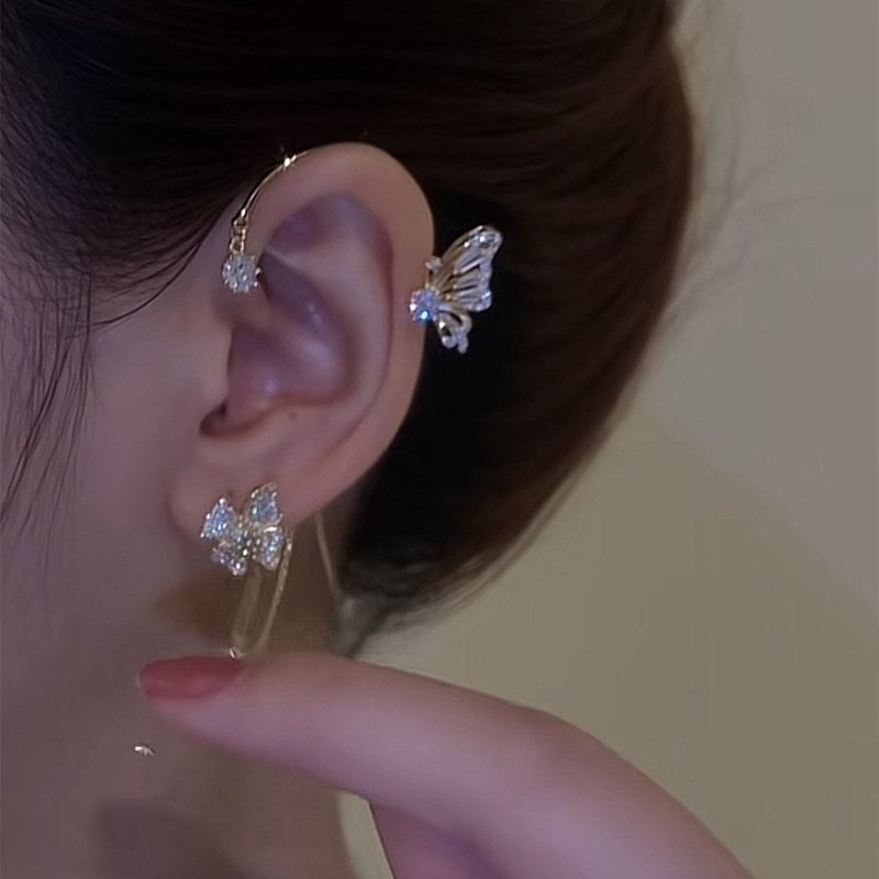 🦋Butterfly Flowers Tassel Earrings🎀