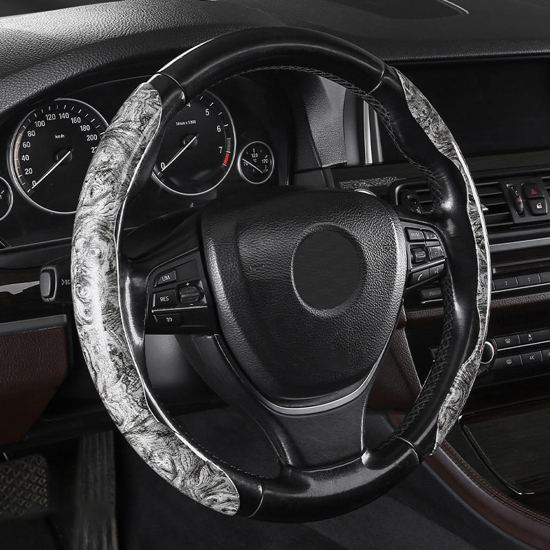 🍃🍃Carbon Fiber Pattern Laser Ultra-thin Non-slip Universal Car Steering Wheel Cover（Buy 2 Free Shipping）
