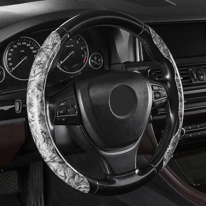 🍃🍃Carbon Fiber Pattern Laser Ultra-thin Non-slip Universal Car Steering Wheel Cover（Buy 2 Free Shipping）