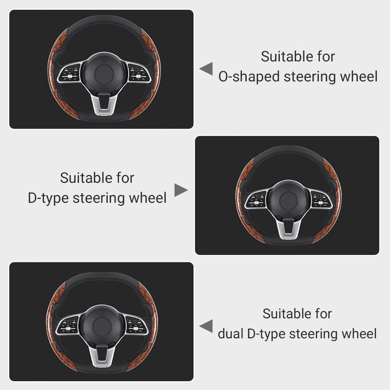 🍃🍃Carbon Fiber Pattern Laser Ultra-thin Non-slip Universal Car Steering Wheel Cover（Buy 2 Free Shipping）