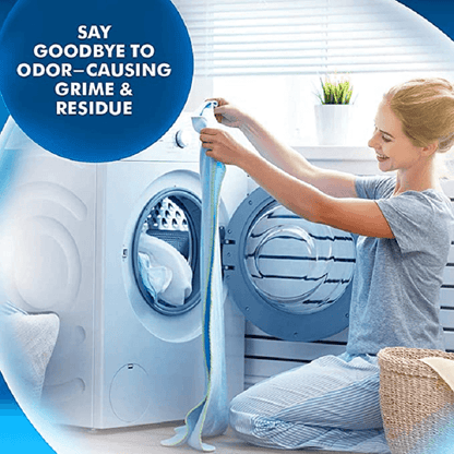 🧼💐 Comprimés effervescents pour lave-linge – Nettoyant tout-en-un, élimine résidus et mauvaises odeurs, pour une machine fraîche et propre sans effort 🌿✅