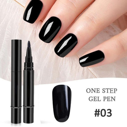 ✨One Step Nail Gel Pen🎨Free handheld mini UV nail lamp💡