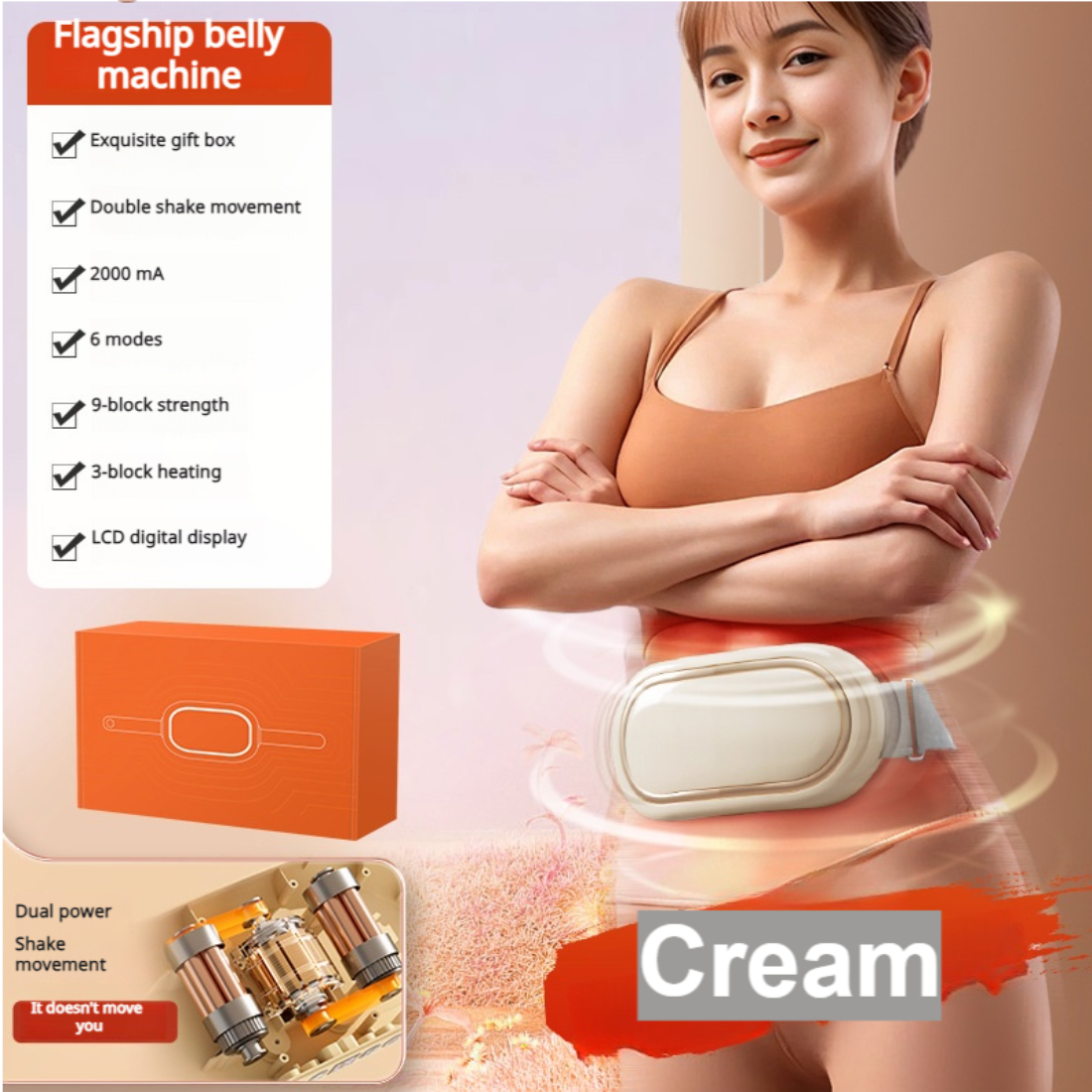 🔥HOT SALE 50% OFF🔥Rechargeable Lazy Abdominal Slimming Machine