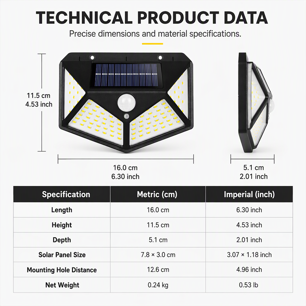 🌞 Motion Sensor Solar Lights – Bright Outdoor Lighting, Light Up Paths, Gardens & Driveways Automatically ✨