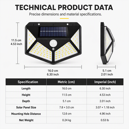 🌞 Motion Sensor Solar Lights – Bright Outdoor Lighting, Light Up Paths, Gardens & Driveways Automatically ✨