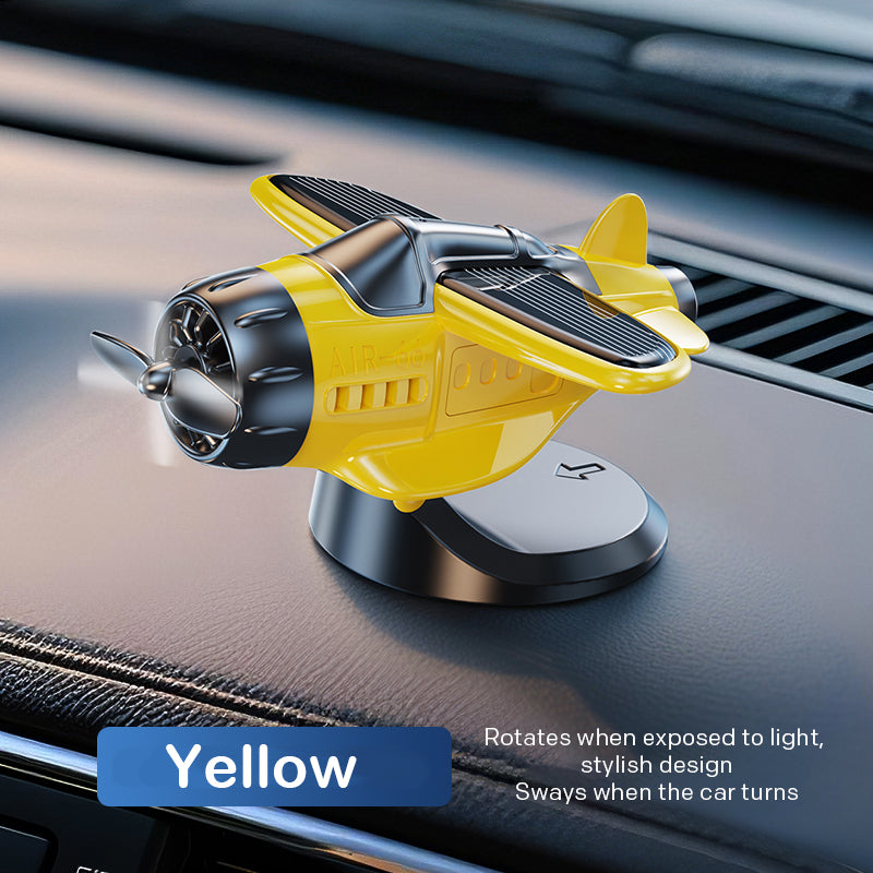 🎁2026 Limited Time Sale - 50% OFF🔥Solar powered airplane shaped car ornaments