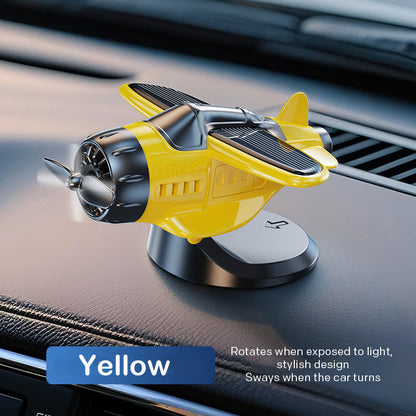 🎁2026 Limited Time Sale - 50% OFF🔥Solar powered airplane shaped car ornaments