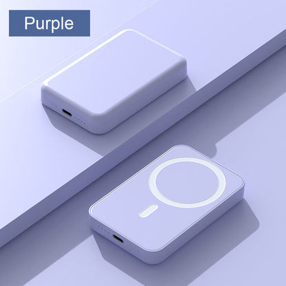 15W Wireless Magnetic Power Bank - 5000mAh/10000mAh Fast Charging Portable Charger